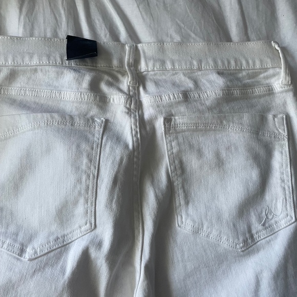 Express distressed white denim skinny jeans legging - Picture 1 of 4